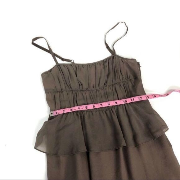 Moulinette Soeurs Anthro silk peplum Sheer dress - Picture 4 of 8